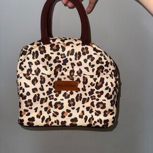 Leopard Print Lunch Tote